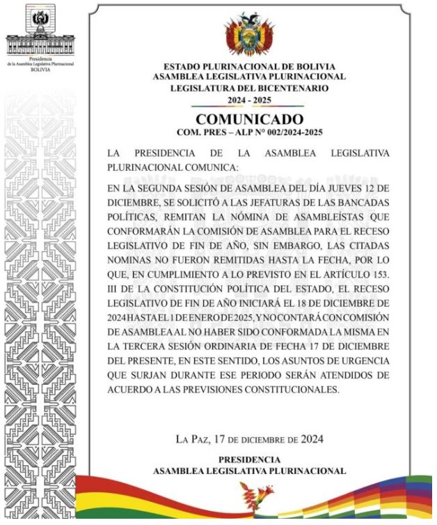 comunicado