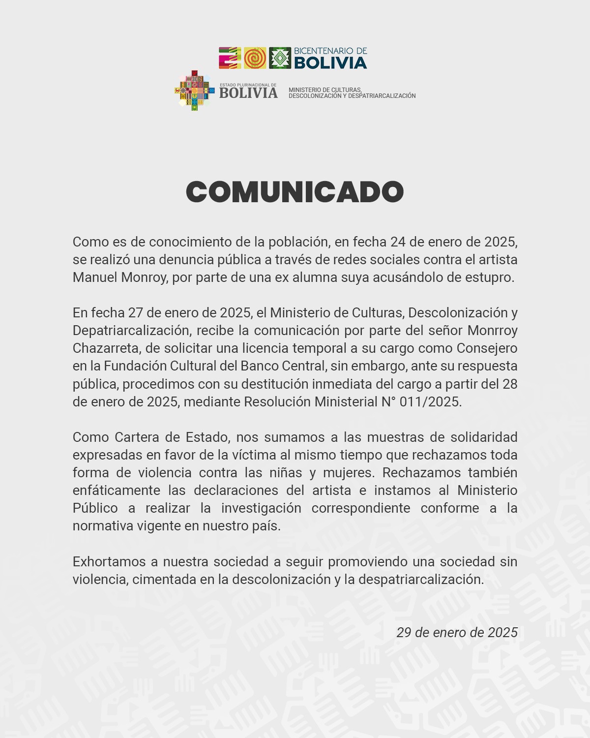 comunicado 