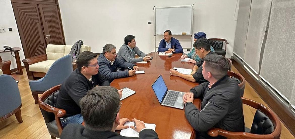 Reunión de Gabinete que crea el Comité Interinstitucional. Foto: RRSS 