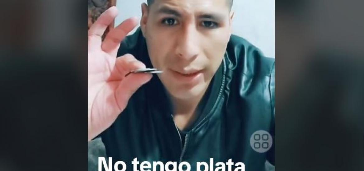 Rubén Blanco, el tiktoker alteño. Foto: Captura de video. 