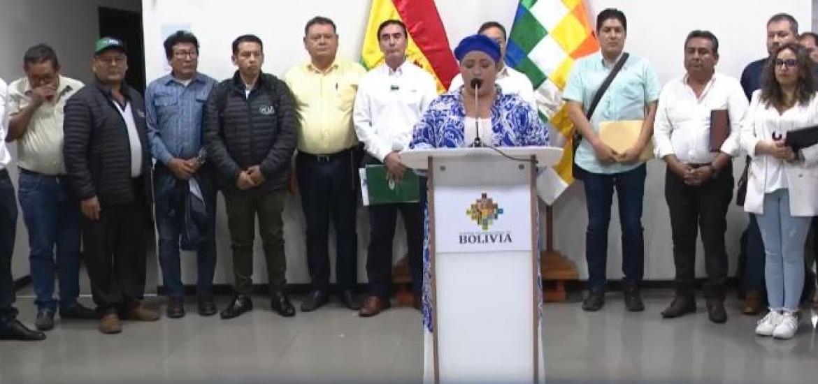 Conclusiones del gabinete agropecuario. Foto: Captura de video.