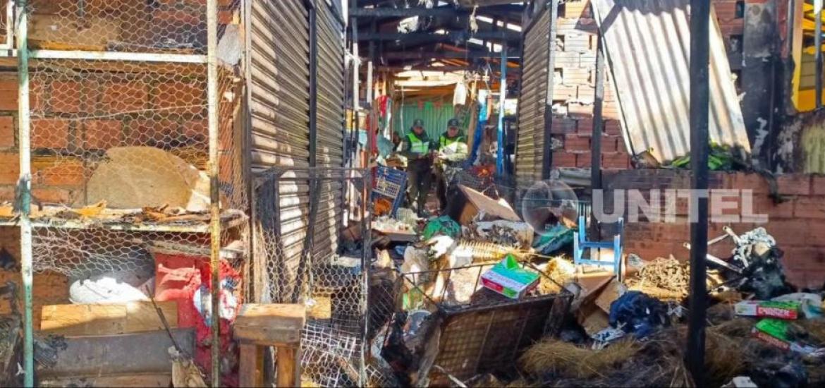 Mercado Uruguay en la ciudad de La Paz. Foto: Unitel. 