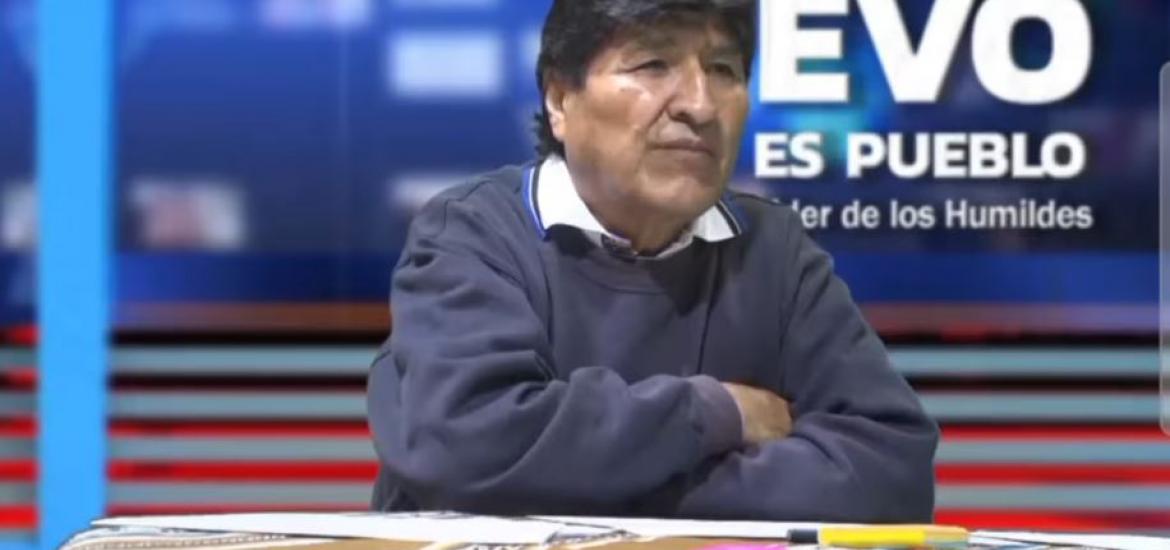 Evo Morales. Foto: Captura de video. 