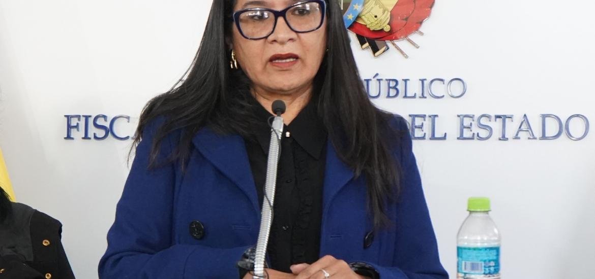 efa de la Unidad de Asuntos Internacionales, Grisel Arancibia. Foto: Ministerio Público 