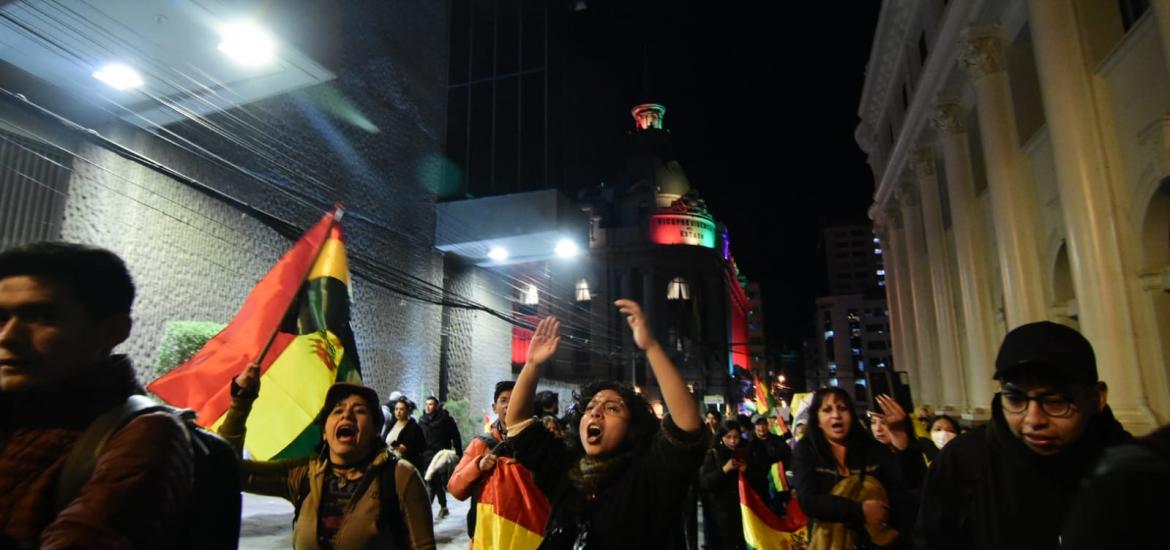 Ambientalistas movilizados. Foto: La Prensa. 