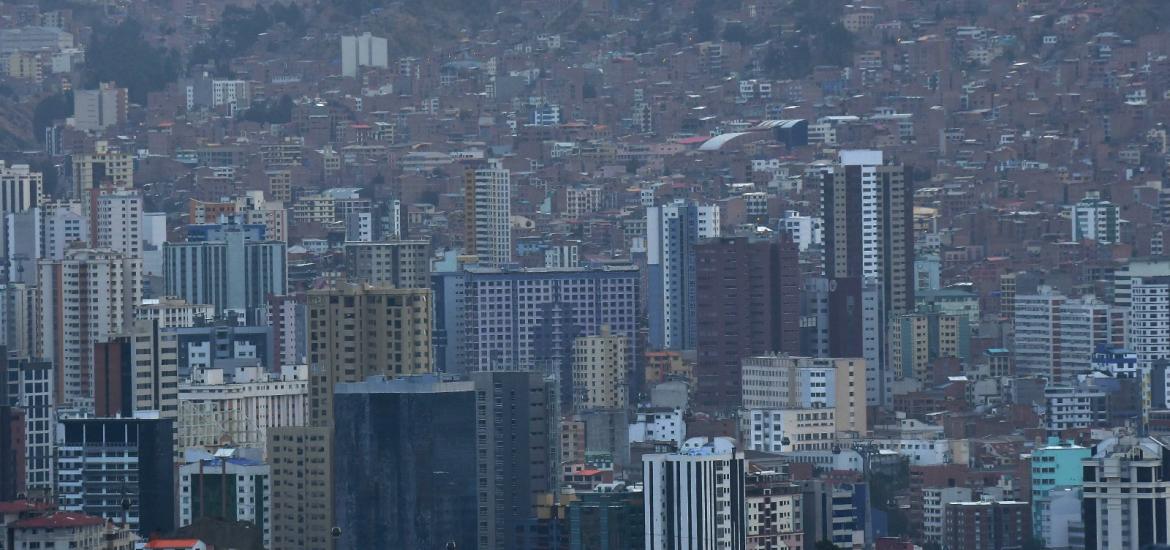 Panorama de la ciudad de La Paz. Foto: APG.