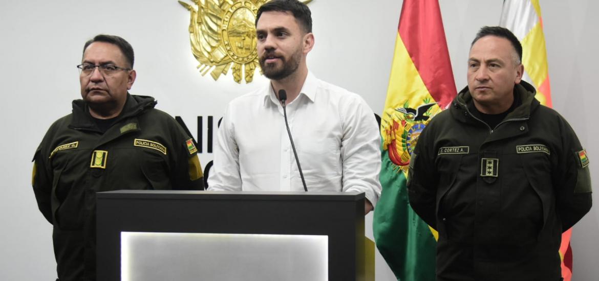 Ministro de Gobierno, Eduardo Del Castillo. Foto: La Prensa. 