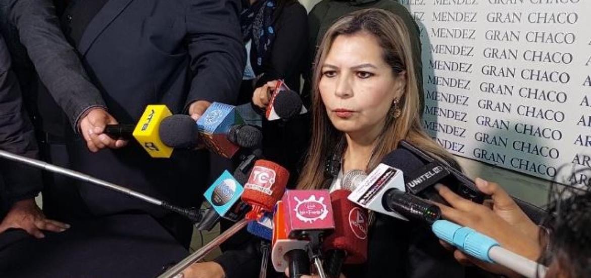 Fiscal de Tarija, Sandra Gutiérrez. Foto: La Razón.