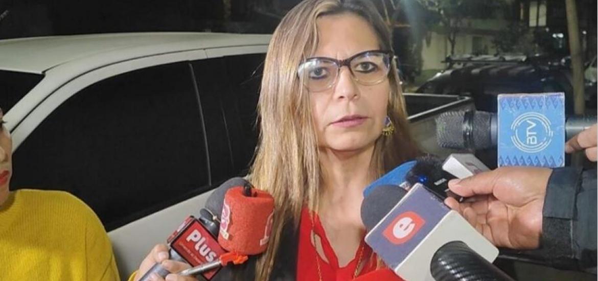 Fiscal de Tarija, Sandra Gutiérrez. Foto: Captura de video.