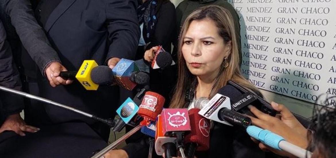 Fiscal de Tarija, Sandra Gutiérrez. Foto: La Razón.