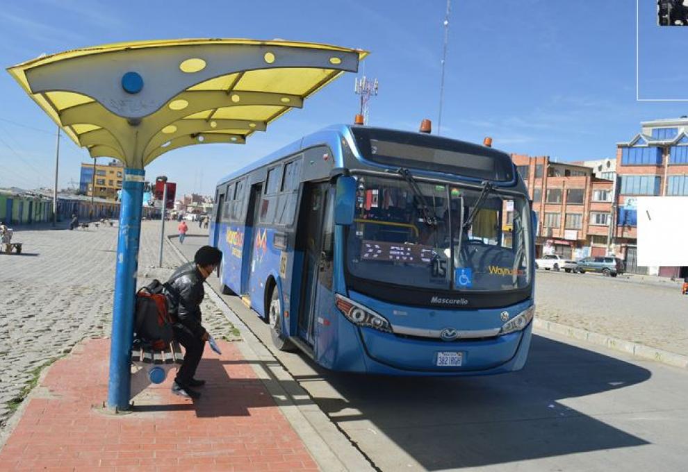 Buses municipales. Foto: RRSS