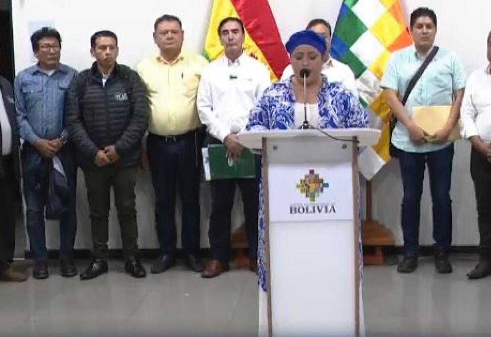 Conclusiones del gabinete agropecuario. Foto: Captura de video.