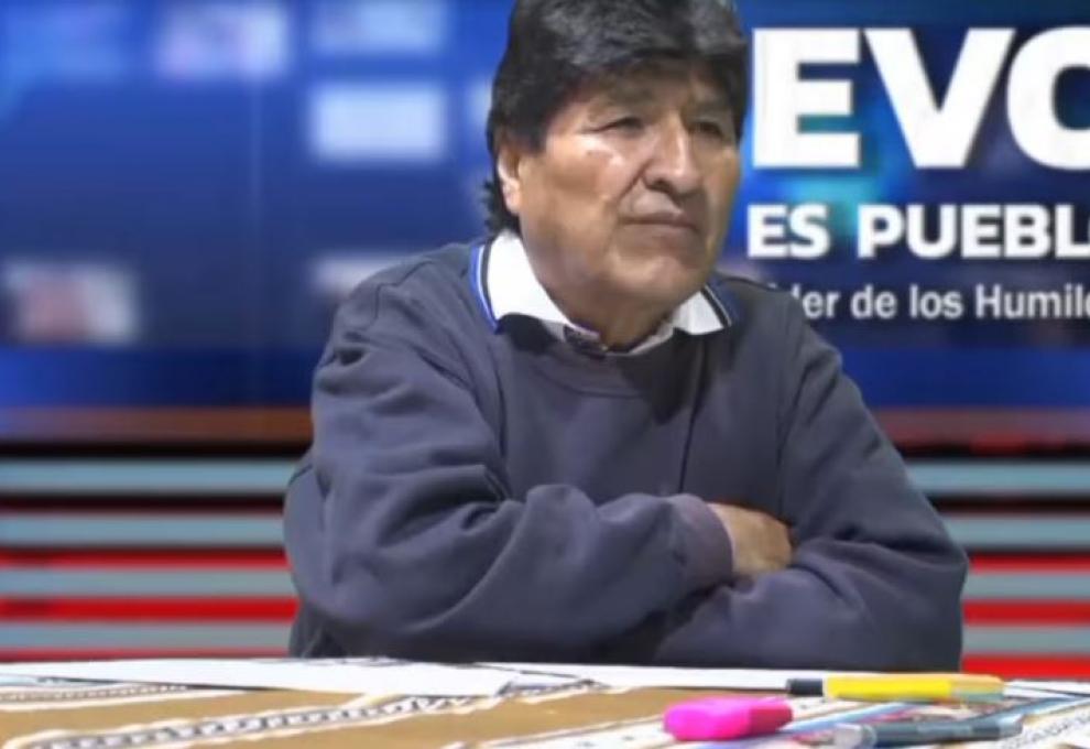 Evo Morales. Foto: Captura de video. 