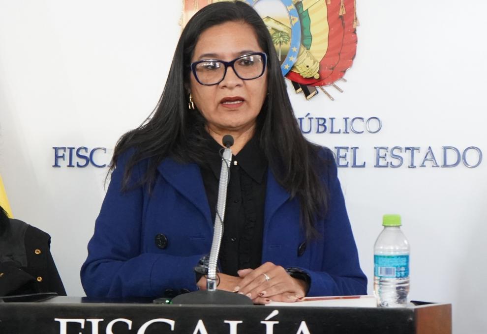 efa de la Unidad de Asuntos Internacionales, Grisel Arancibia. Foto: Ministerio Público 