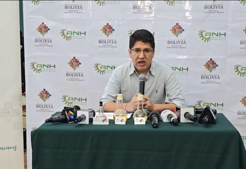 Ejecutivo de la ANH, German Jiménez. Foto: Captura de video. 