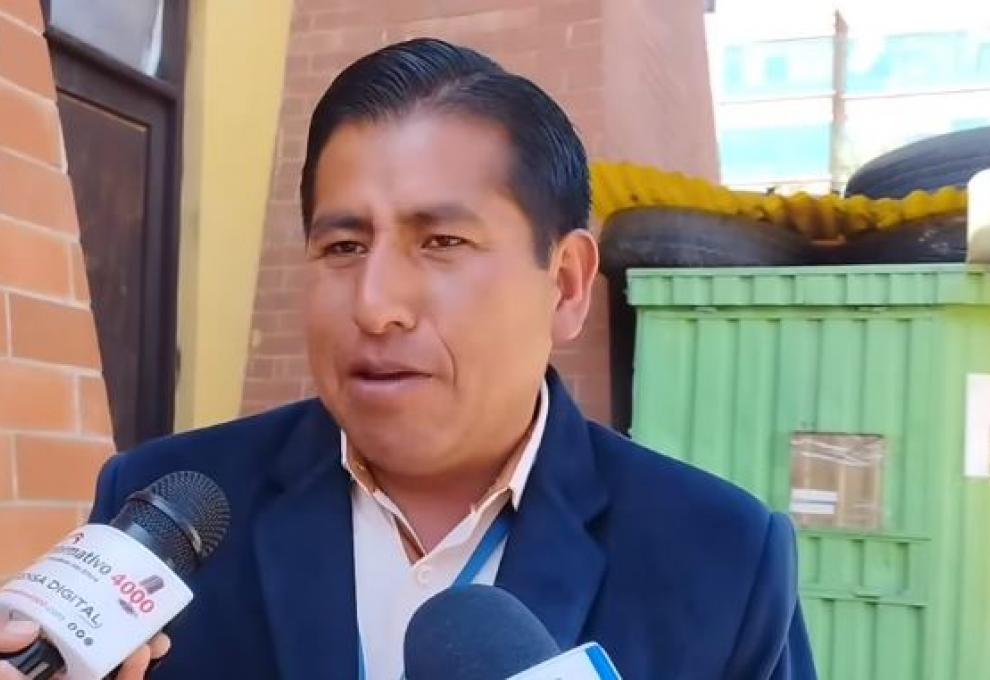 Representante de la Fedepaf, Carlos Laura. Foto: Captura de video. 