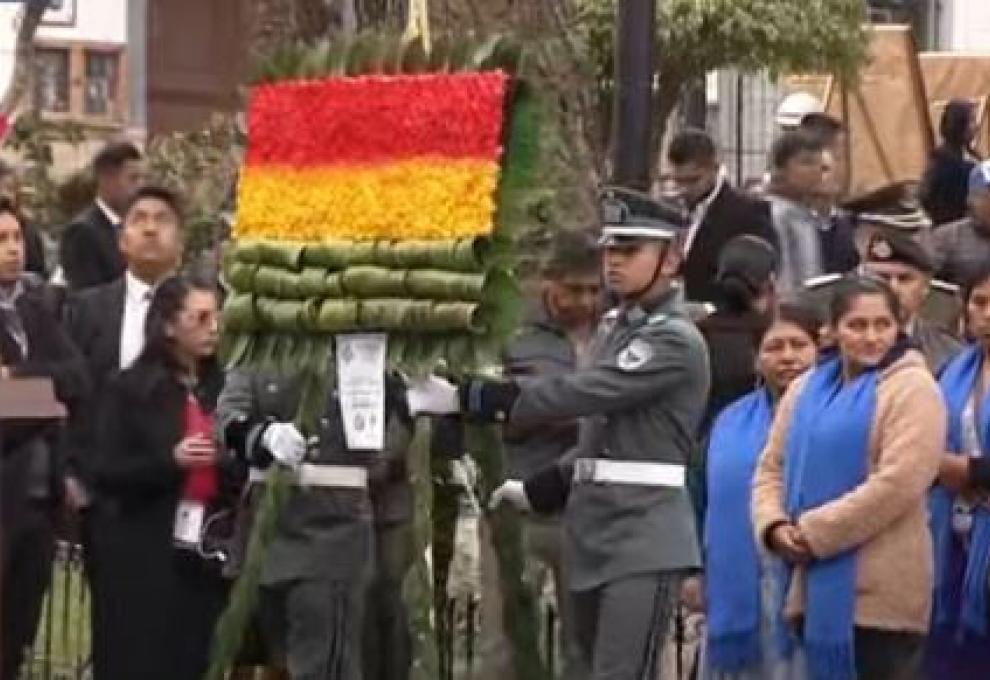 Actividades por el 199 años de independencia. Foto: Captura de video. 