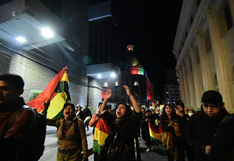 Ambientalistas movilizados. Foto: La Prensa. 