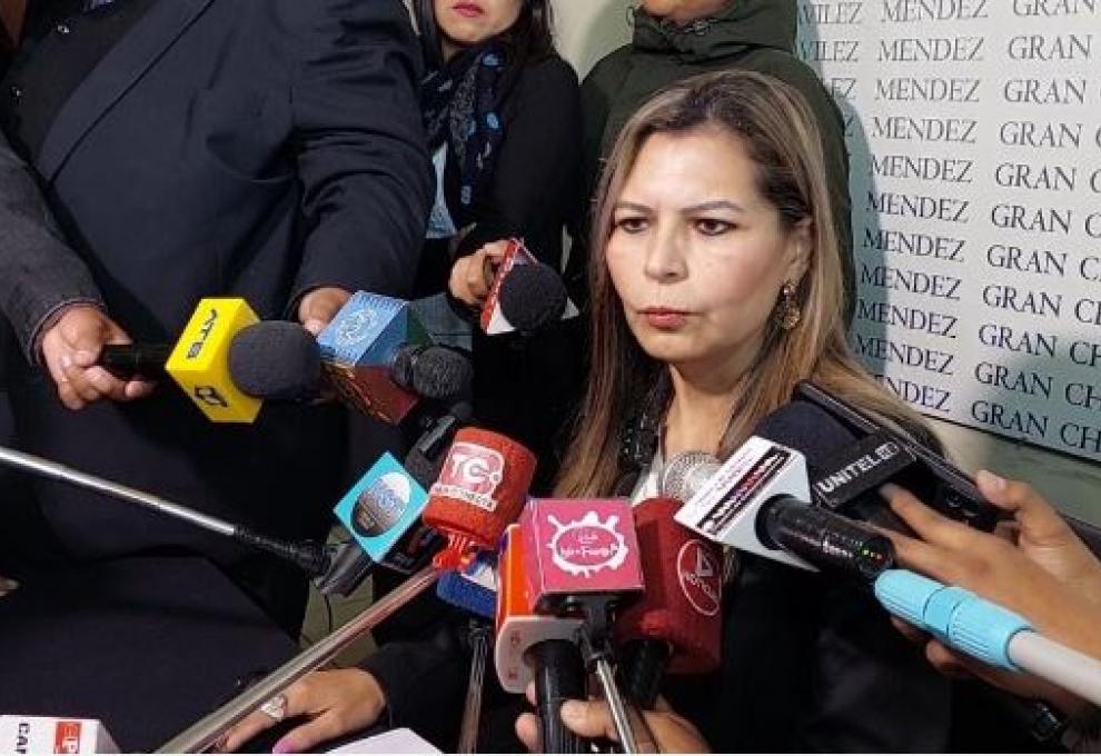 Fiscal de Tarija, Sandra Gutiérrez. Foto: La Razón.