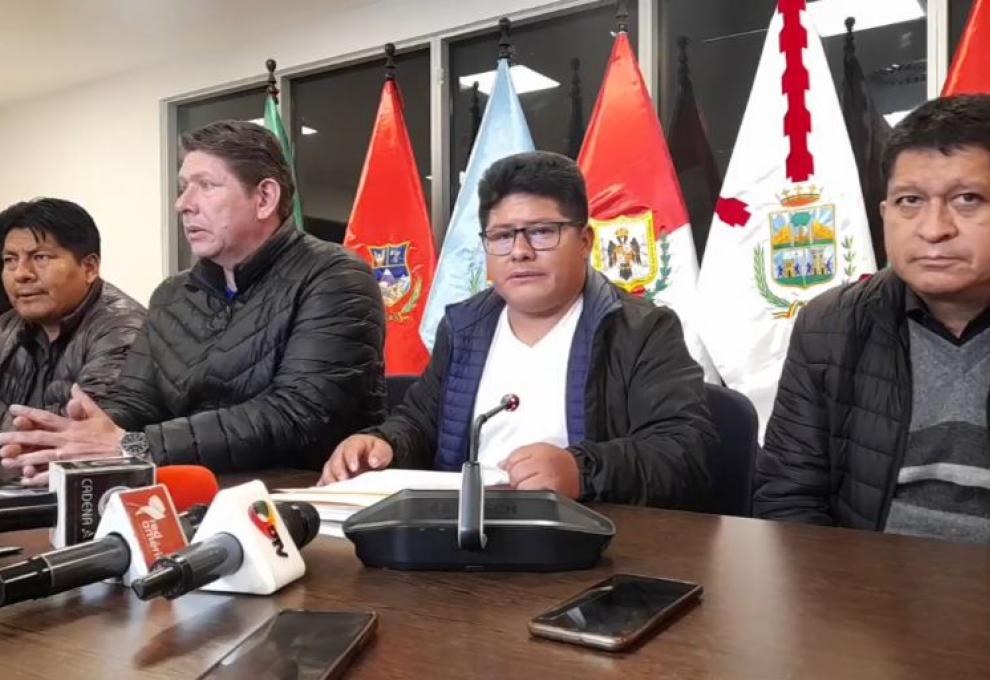 Presidente de la Comisión Mixta de Justicia Plural, Roberto Padilla: Foto: Captura de video