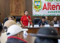 Asamblea de la Alteñidad. Foto: Unitel 