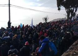 Marcha de la COB. Foto: Captura de video. 