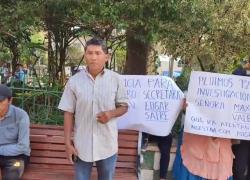 Comunarios de la localidad de Negrilla del municipio de Coroico. Foto: Captura de video